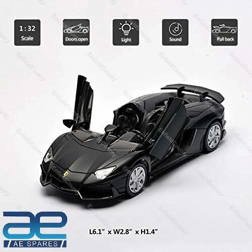 Auto Giocattolo Mini In Metallo Con Suono E Luce + Modello In Scala Esclusivo - Immagine 3 di 4