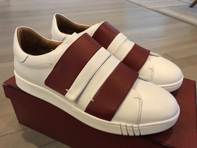 bally sneakers red