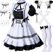 Cute Maid- Costume Cosplay Sweet Lolita Women's Men Femboy Anime Clothes Fashion