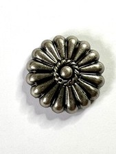 Brushed Silver/ Nickel Floral Conchos