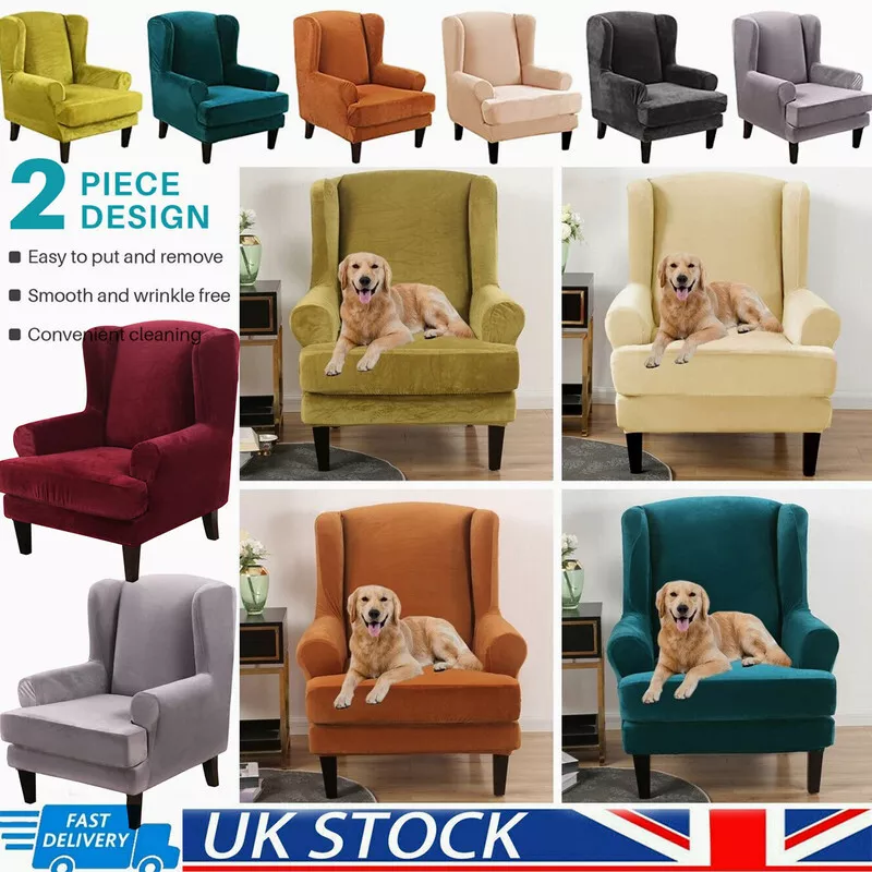 Stretchy arm clearance chair covers