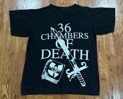 Vintage Wu Tang Clan 36 Chambers Of Death T Shirt (Size M
