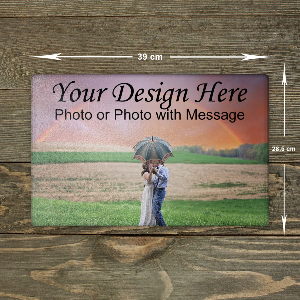 Personalised Glass Chopping Board - Cutting Board Worktop Saver Custom Large A3
Opens in a new windo