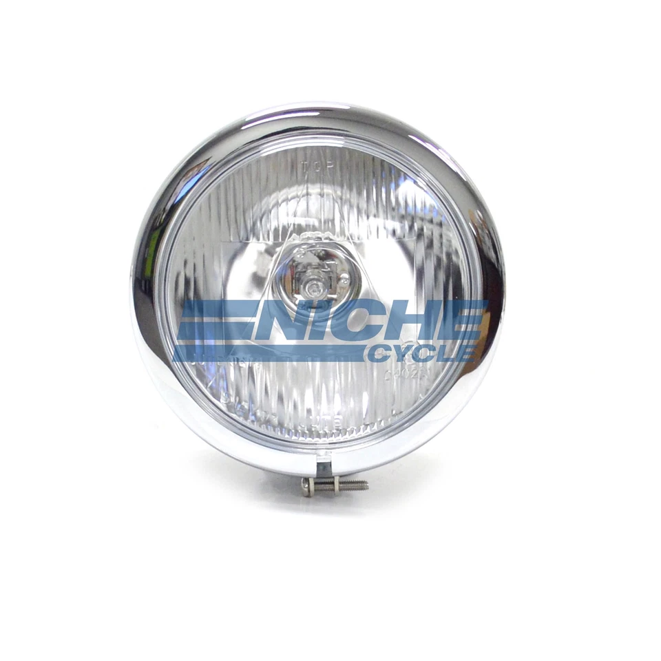 Faro de lámpara foco marca E cromado barra carretera 4,5 Harley Dresser 68667-78 Foto 2 de 4