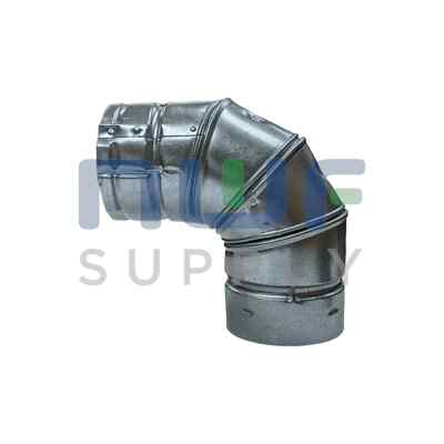 90 Degree Double Wall Type B Gas Vent 4''