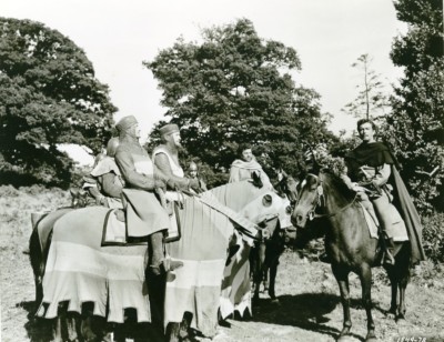 Ivanhoe Robert Taylor Kino Mittelalter Film noch altes Foto 1952