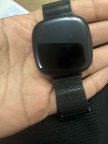 Fitbit Versa 3 Activity Tracker - Black/Black Aluminum