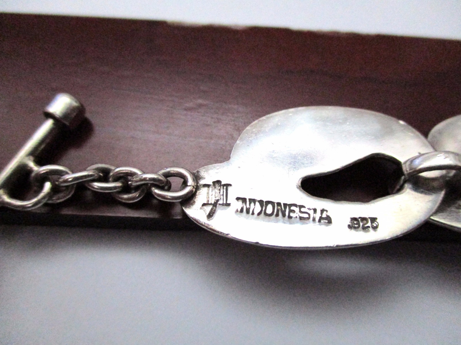 John Hardy Large Link Sterling Silver Toggle Brac… - image 4