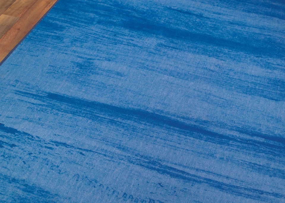 Alfombra moderna contemporánea nube maciza vintage con alfombra trasera de goma antideslizante Foto 3 de 4