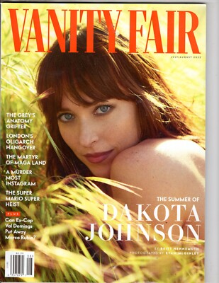 Vanity Fair Magazin Juli August 2022 Dakota Johnson Fifty Nuancen De Grey