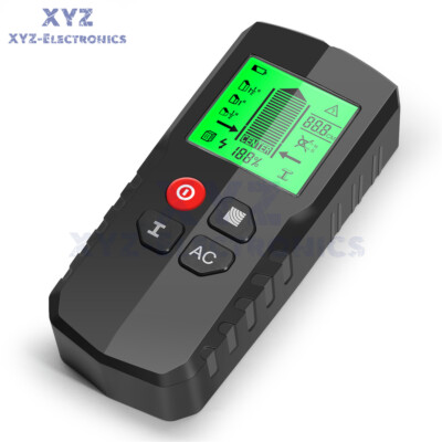 5in1 Stud Finder Wall Metal Detector Backlight AC Live Wire Scanner Wood Checker
