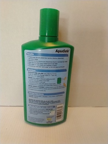 TetraPond AquaSafe 16,9 once, rende sicura l'acqua del rubinetto per pesci da laghetto - Foto 2 di 7