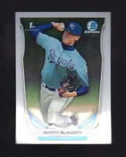 2014 Bowman Chrome Draft Picks 1st Scott Blewett Rookie #CDP54 Royals