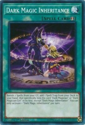 *** DARK MAGIC INHERIATANCE *** LEDD-ENA18 MINT/NM LEGENDARY DECK YUGIOH! 