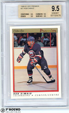 Rob DiMaio RC BGS 9.5: 1990-91 O-Pee-Chee Premier Rookie Card True Gem Mint #27
