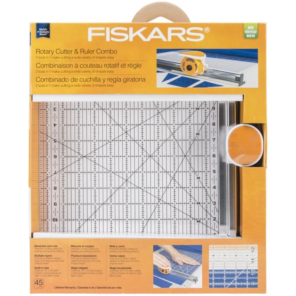 Fiskars rotary ruler on sale combo