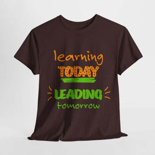 School Teacher Unisex Heavy Cotton Up to 5XL Tee T-Shirt 'Leading Tomorrow' - Picture 11 of 118