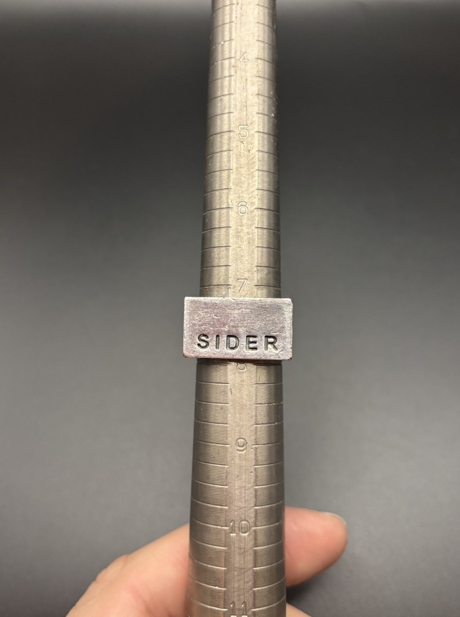 Custom Made “OUTSIDER” Solid 925 Sterling Silver … - image 10