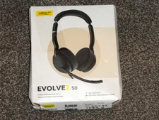 Jabra Evolve2 50 Wired Stereo Headset - with AirComfort Technology Noise-Canc...