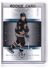 Jakub Klepis 2005-06 Ultimate Collection Rookie Card #183 /599. rookie card picture