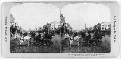 Photo of Stereograph,Principal Street in Fair,Nijni-Novgorod,Russia,c1902
