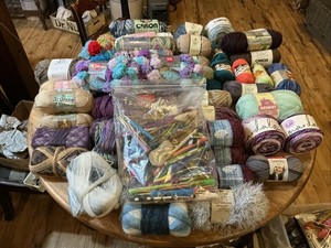 Random Lot of Miscellaneous Yarn for Knitting