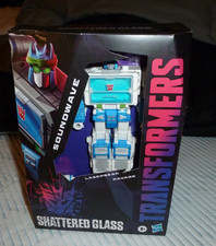 Hasbro Transformers Shattered Glass Soundwave Action Figure w  Laserbeak Ravage