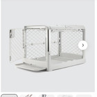 Diggs Revol Dog Pet Crate 36 in Collapsible Metal, Size M, White with crate bed! — photo 1