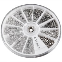 1000Pcs Edelstahl Schrauben Set Maschinenschrauben Sortiment Fuer Pc Brille5170