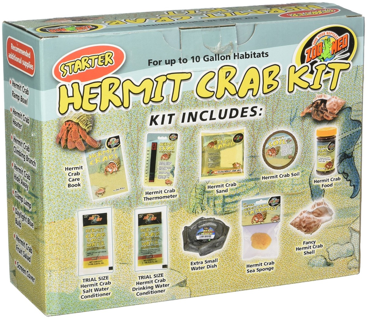 crab tank zoo med hermit crab kit