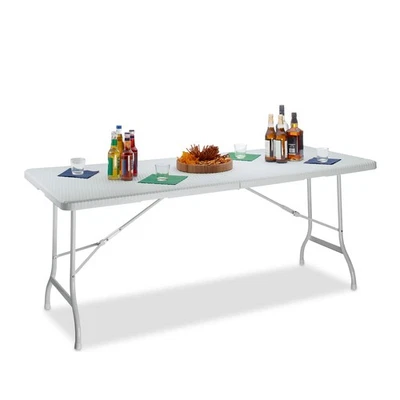 Table de jardin léger résistant table pliante de jardin table pliable camping - Photo 1/2