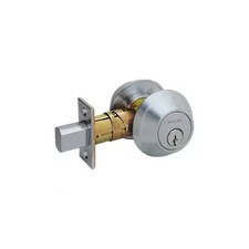 SCHLAGE B662-P6-626 Double Cylinder Deadbolt 6-Pin S145 Keyway Adjustable Backse