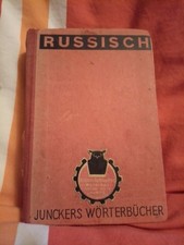 JUNCKERS Wörterbuch Russisch/ Deutsch/Russisch, Ausgabe 1943