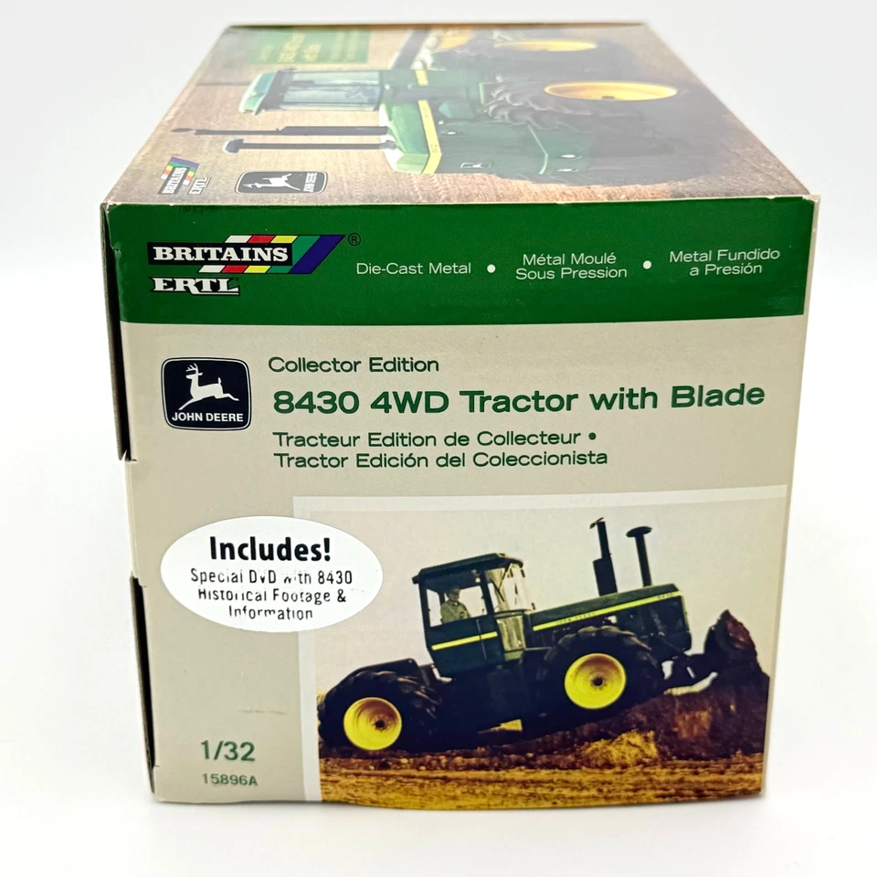 ERTL - Collector Edition - 8430 4WD Tractor With Blade - 1:32 Scale - Image 3 of 4