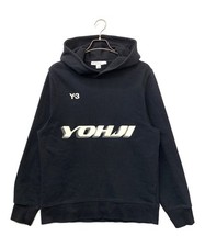 Y-3 GRAPHIC HOODIE Size: M Black HT4732 Men