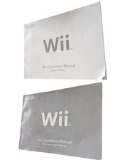 Nintendo Wii Manual Console Instructions  Inserts Great Condition