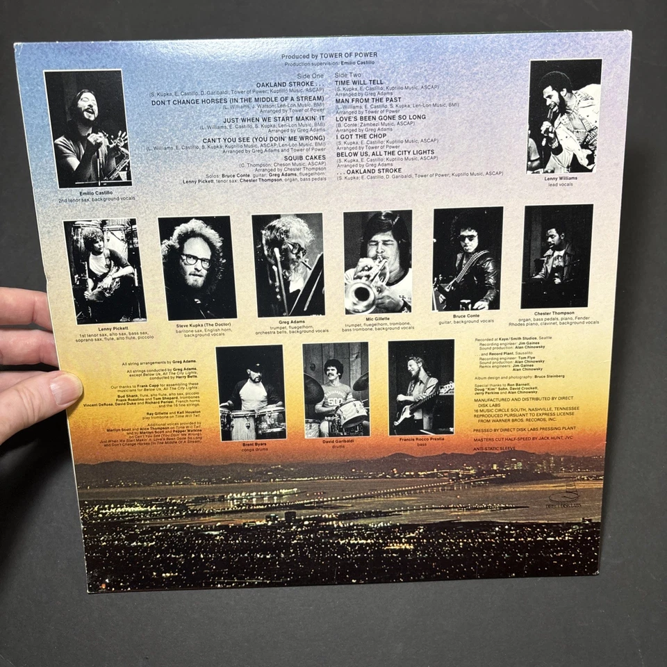 Tower of Power - Back To Oakland Half Speed Direct Disk JVC Like MFSL LP, EX - Image 2 of 4