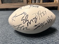 2009 New York Giants Signed Autographed Mini Football Eli Manning And More