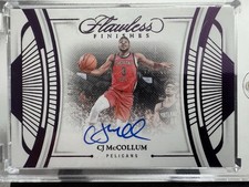2023-24 panini flawless FF-CJM CJ McCollum Flawless Finishes /3