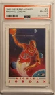 Michael Jordan / Bulls 1991 Fleer Pro-Visions Vintage Card #2 BGS 8 NM-MT