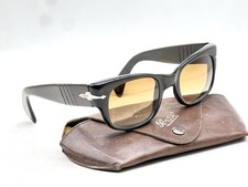 Persol sunglasses vintage by ratti Italy made 1960s rare gray color 51mm Case