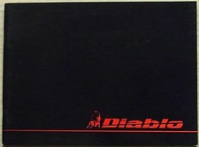 LAMBORGHINI DIABLO Sports Car Sales Brochure c1990 #901325790 ENGLISH & ITALIAN