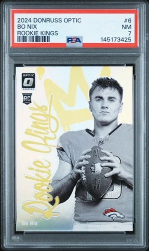2024 PANINI DONRUSS OPTIC RC KINGS #6 BO NIX PSA 7
