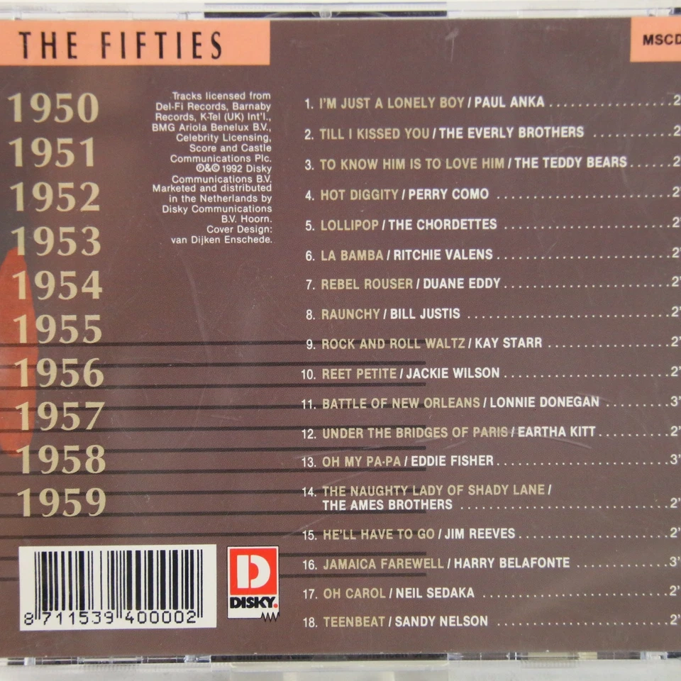Music Musik Album CD Million Sellers 1 - The Fifties Sehr Gut - Bild 2 von 2