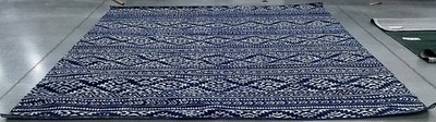 NAVY / IVORY 12'-0'' x 12'-0'' Flaw in Rug, Reduced Price 1172790955 TUL272N-12SQ
