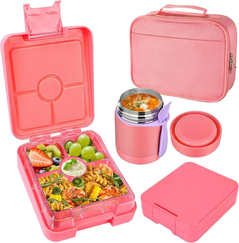 Bento Lunch Box Soup Thermos Set