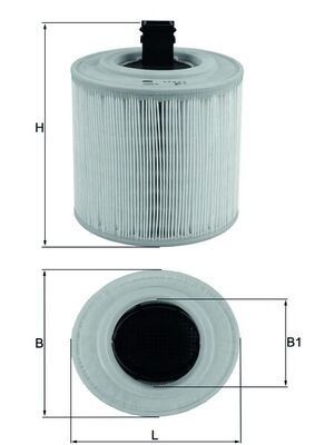 Knecht Luftfilter LX 3015/14 FüR Cadillac Opel-image