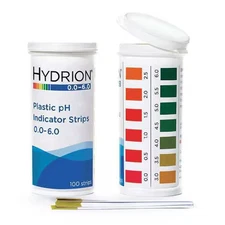 Hydrion 9200 Ph Strips, Hydrion Spectral, 0-6, Pk100