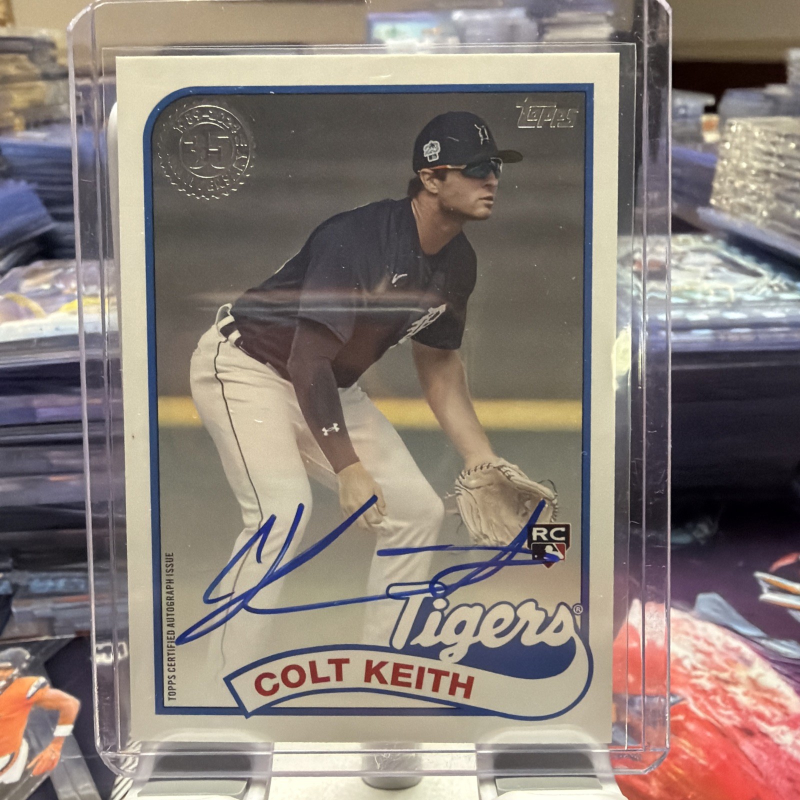 COLT KEITH 2024 Topps Update 1989 35th Auto Rookie RC Detroit Tigers #89BA-CKE
