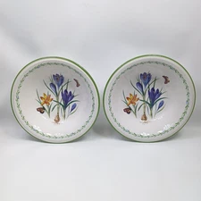 Studio Nova Garden Bloom 8" Soup Bowls #Y2372 ~ Vintage Set of 2 NEVER USED